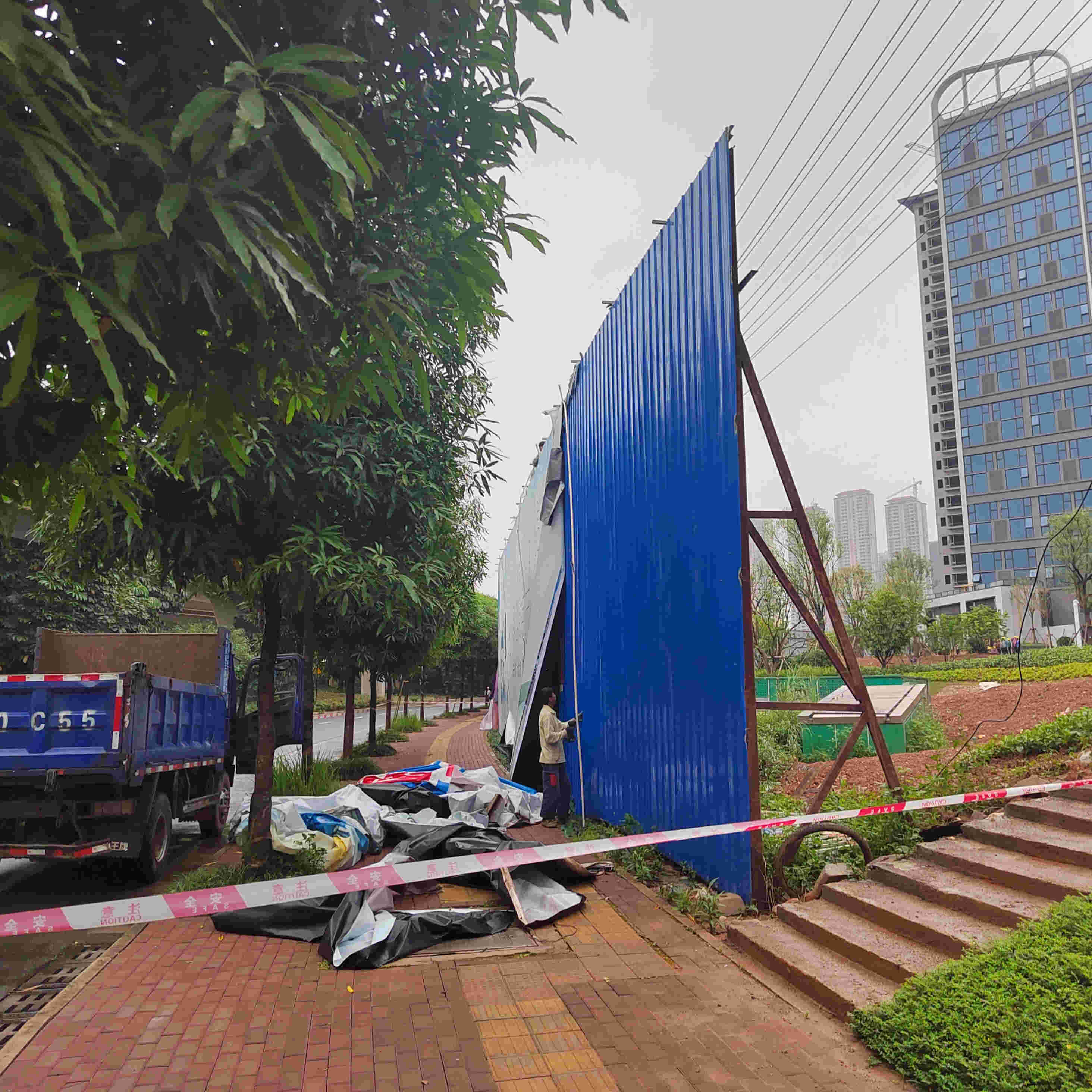 梧州市围挡拆除